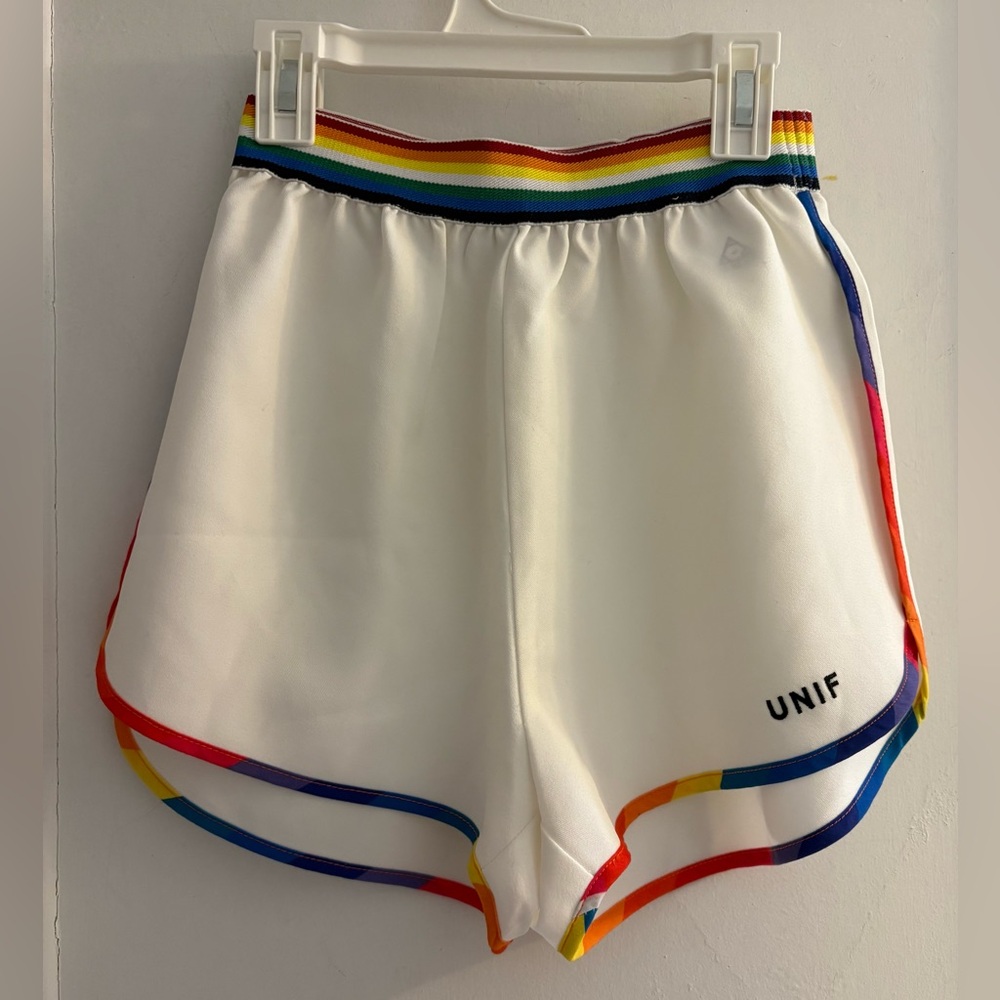 UNIF Rainbow Shorts Size Small